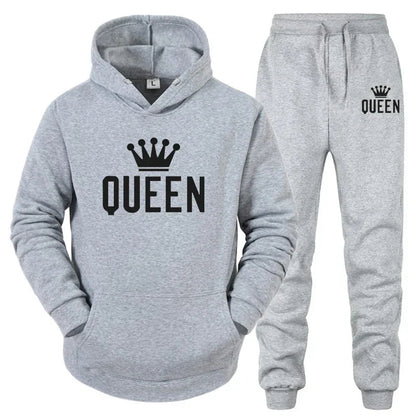 Funki Findz | Activewear | Unisex King Queen Hooded Sweat Suits