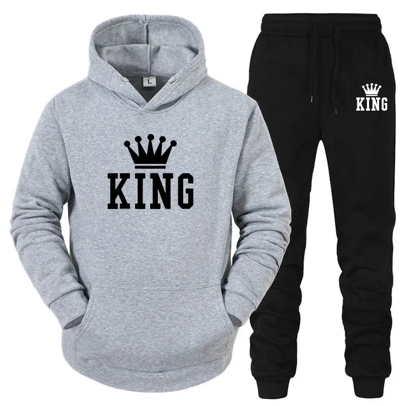 Funki Findz | Activewear | Unisex King Queen Hooded Sweat Suits