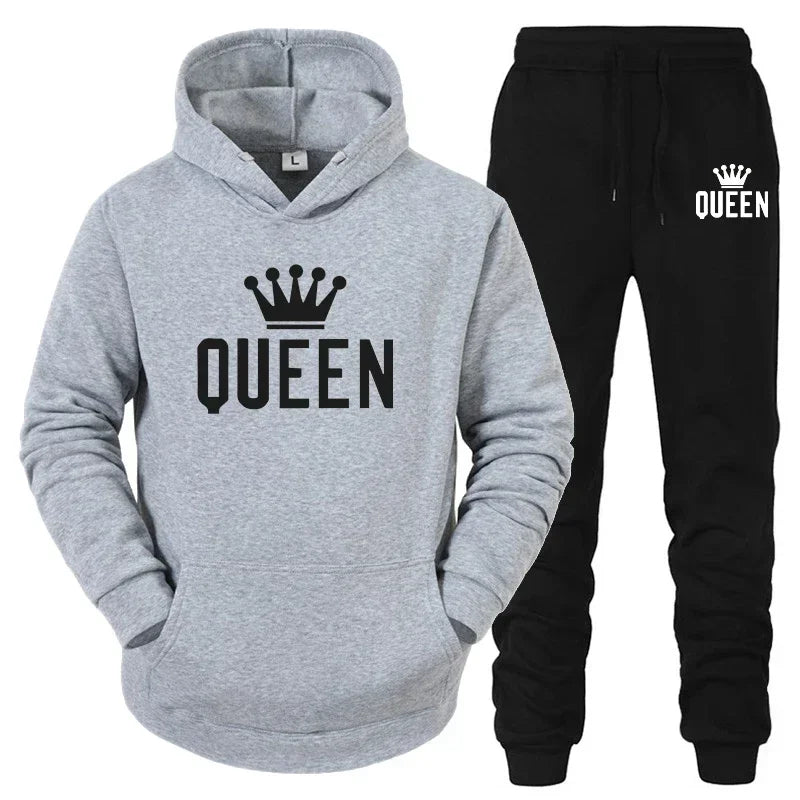 Funki Findz | Activewear | Unisex King Queen Hooded Sweat Suits