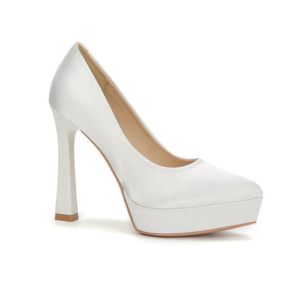 Funki Findz | Shoes | Women's Elegant Satin High Heel Pumps
