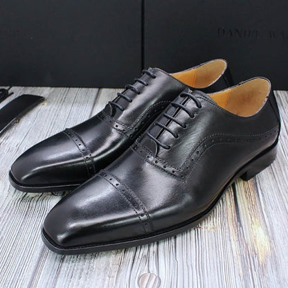 Funki Findz | Shoes | Men's Elegant Leather Oxford Brogue Shoe