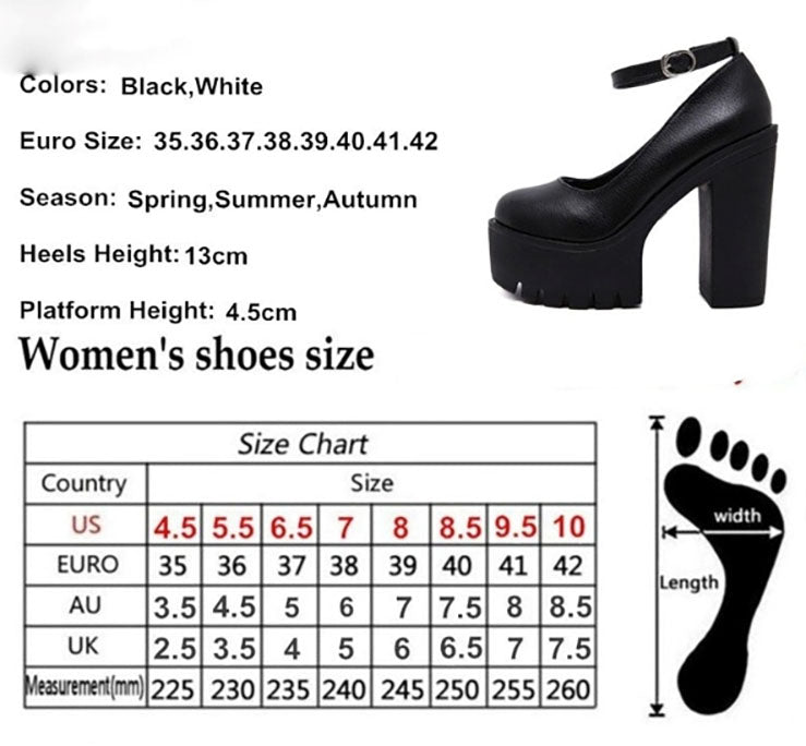 Funki Findz | Shoes | Women's High Mary Jane Gothic Platforms