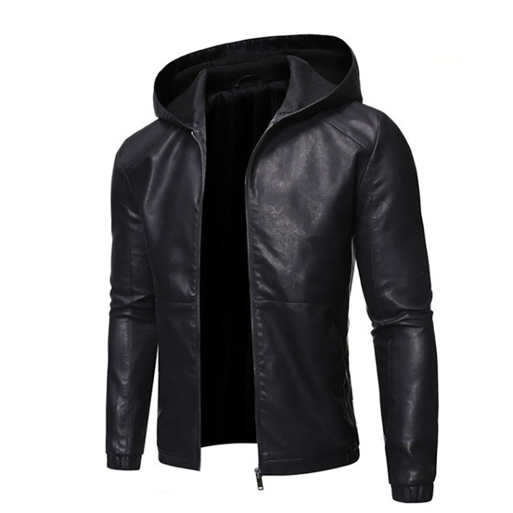 Funki Findz | Jackets | Men's Faux Leather Slim Fit Jacket