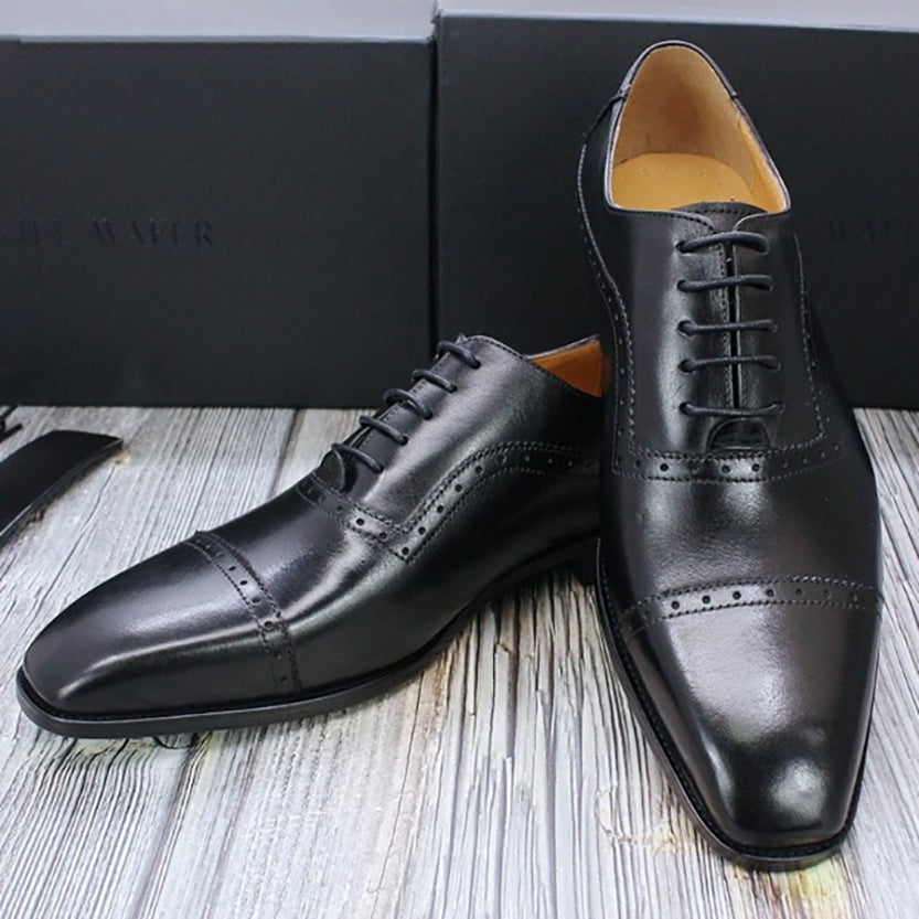 Funki Findz | Shoes | Men's Elegant Leather Oxford Brogue Shoe