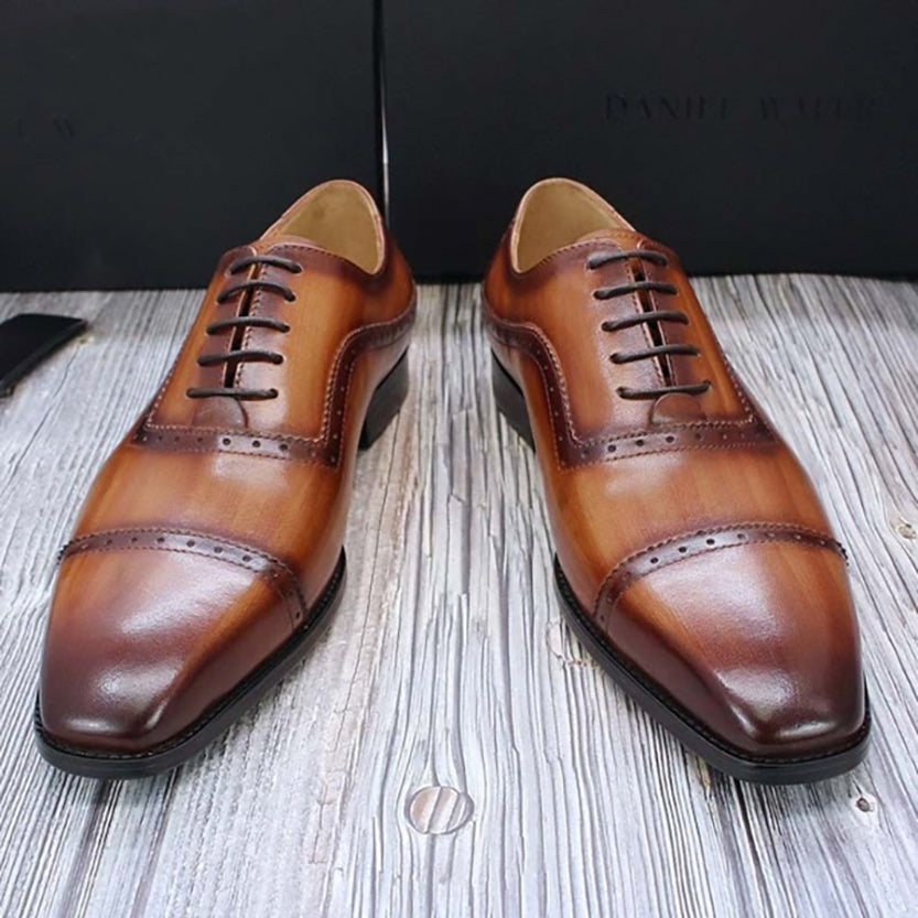 Funki Findz | Shoes | Men's Elegant Leather Oxford Brogue Shoe