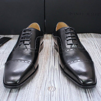 Funki Findz | Shoes | Men's Elegant Leather Oxford Brogue Shoe