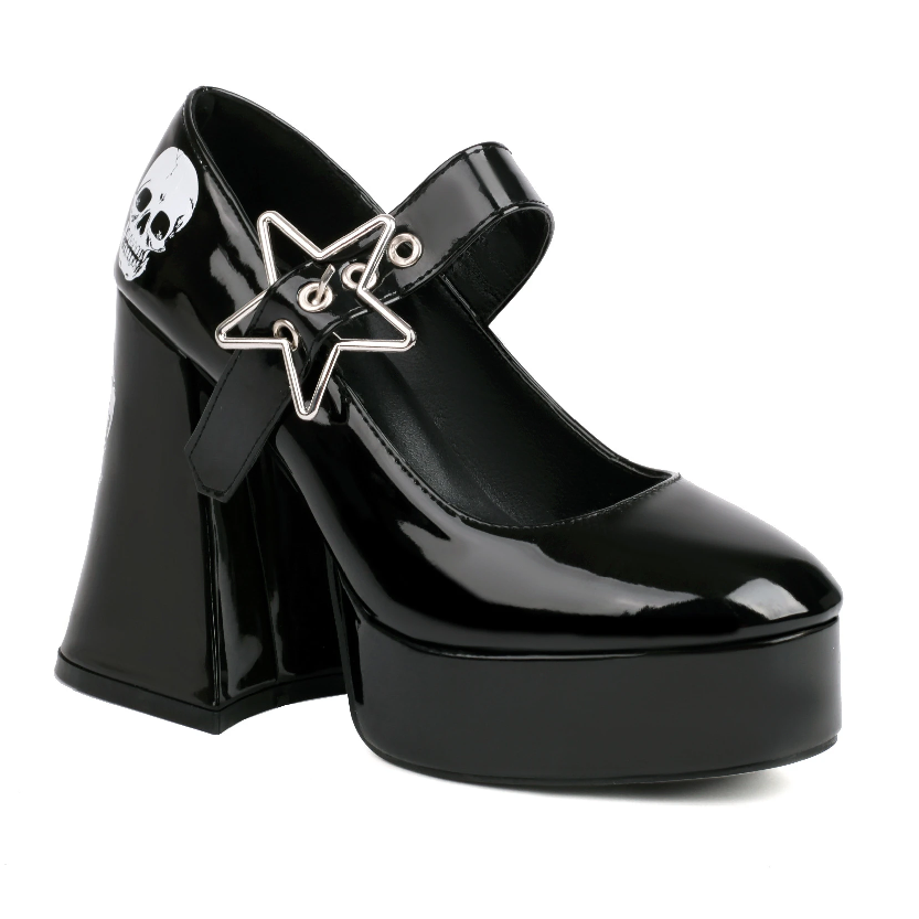 Funki Findz | Shoes | Women's Star Buckle Chunky Platforms