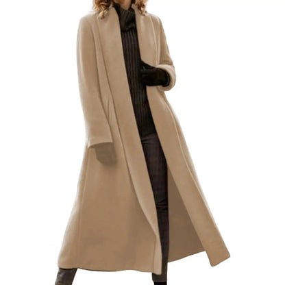 Funki Findz | Jackets | Women's Long Woolen Cardigan Coat