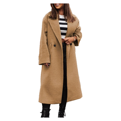 Funki Findz | Jackets | Women's Long Single Buttoned Overcoat