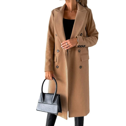 Funki Findz | Jackets | Women's Double Breasted Long Overcoat