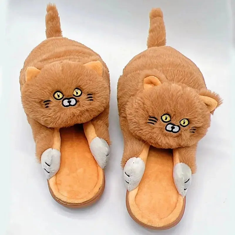Funki Findz | Shoes | Women's Soft Cat Hug Slippers