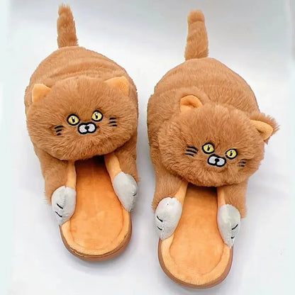 Funki Findz | Shoes | Women's Soft Cat Hug Slippers