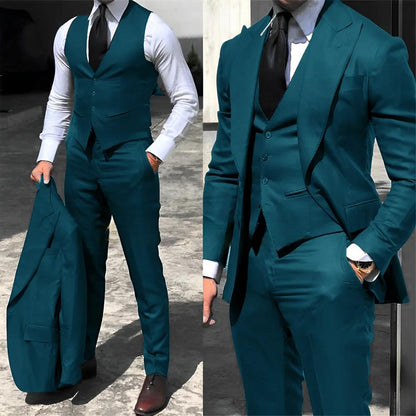 Funki Findz | Suits | Men's Fashion Formal Wedding Tuxedos 3Pc