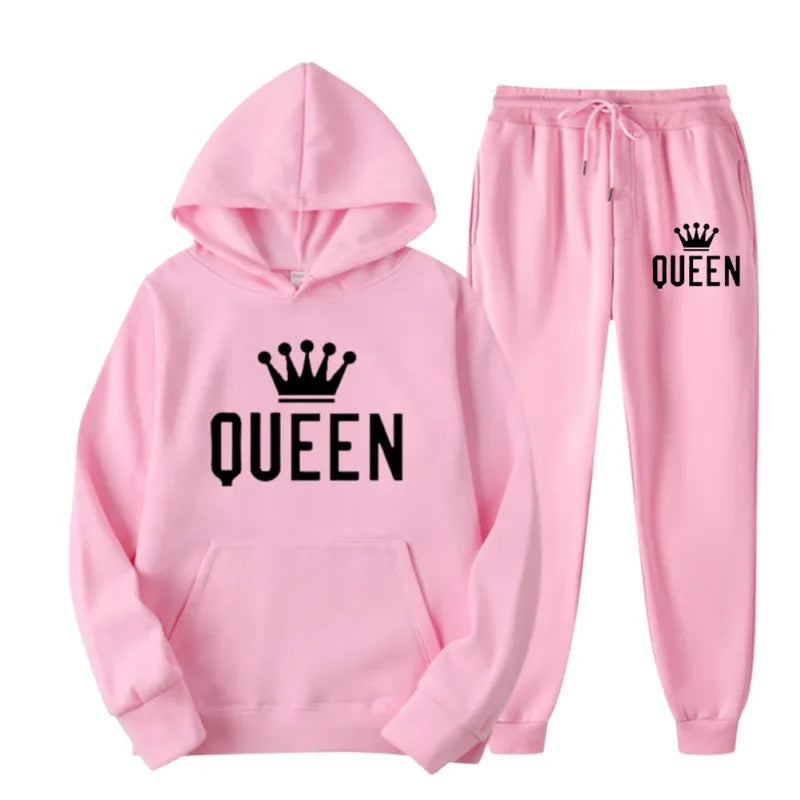 Funki Findz | Activewear | Unisex King Queen Hooded Sweat Suits