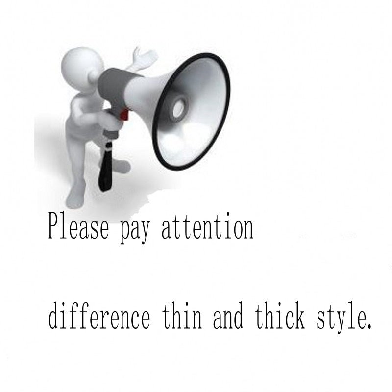 A 3D stick figure holds a megaphone, gesturing outward.Please pay attention" in thin font and "difference thin and thick style" in a thicker font.