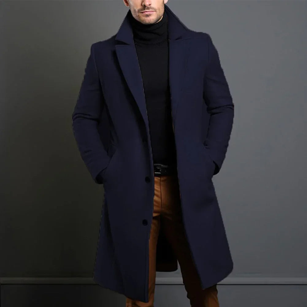 Funki Findz | Jackets | Men's Elegant 3/4 Casual Business Coats