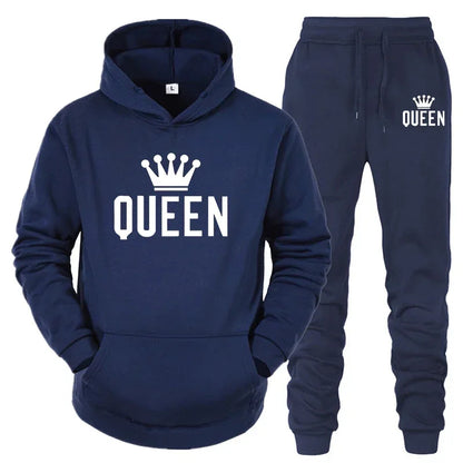 Funki Findz | Activewear | Unisex King Queen Hooded Sweat Suits