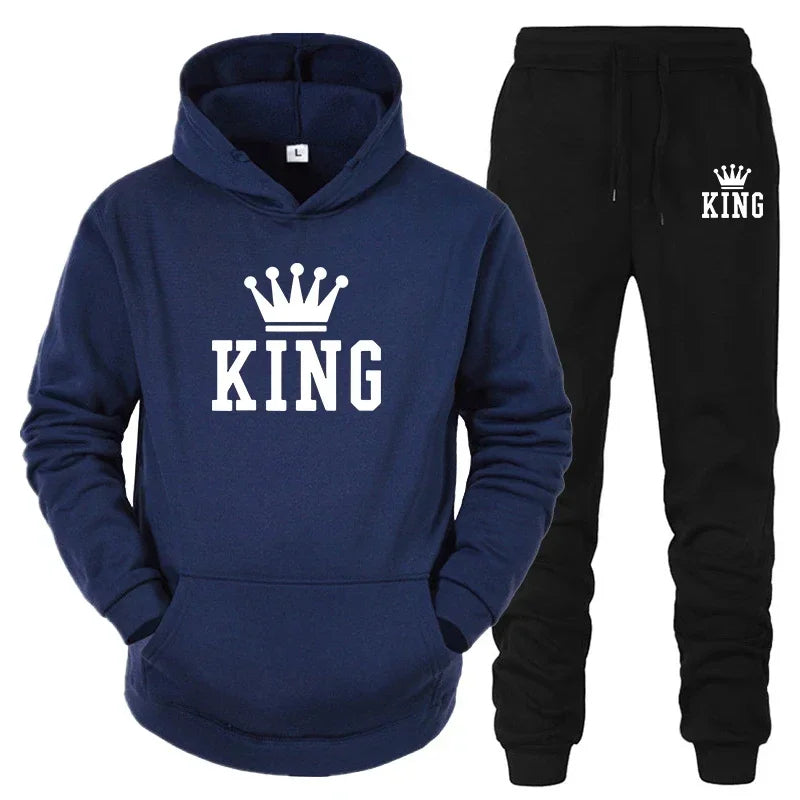 Funki Findz | Activewear | Unisex King Queen Hooded Sweat Suits