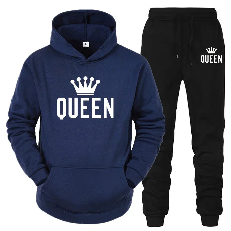 Funki Findz | Activewear | Unisex King Queen Hooded Sweat Suits