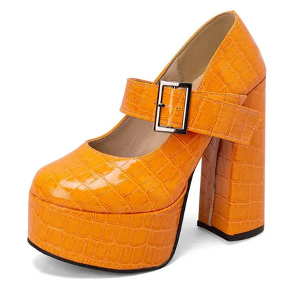 Funki Findz | Shoes | Women's Super-High Mary Jane Platforms