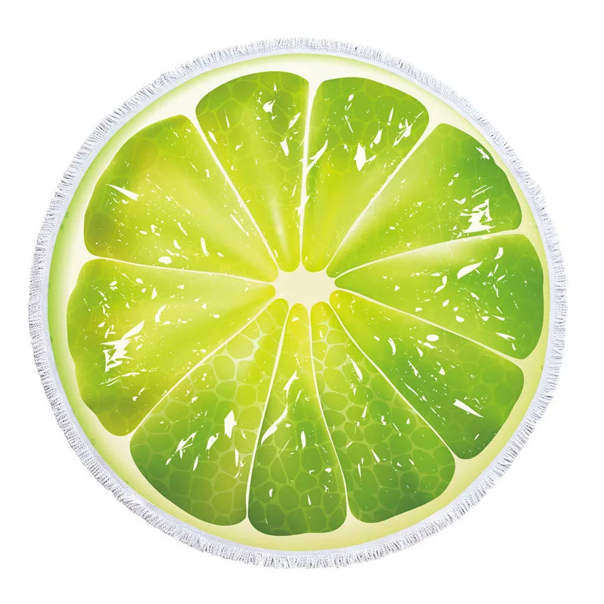 Funki Findz | Beach Mats | Fruit Printed Beach Mat Towel Throw