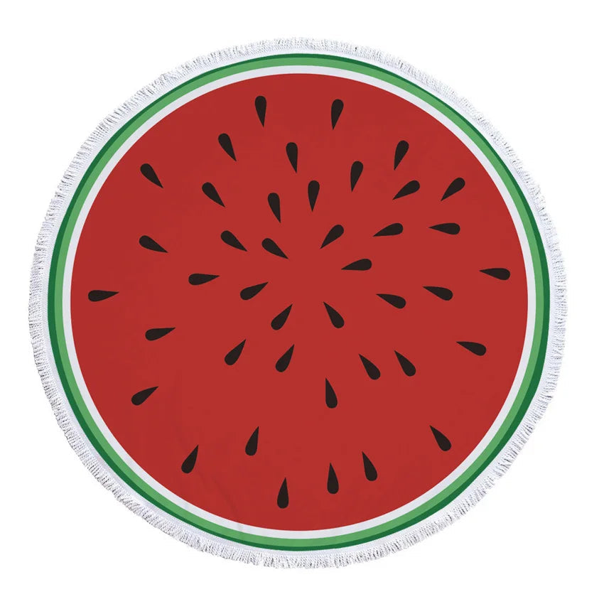 Funki Findz | Beach Mats | Fruit Printed Beach Mat Towel Throw