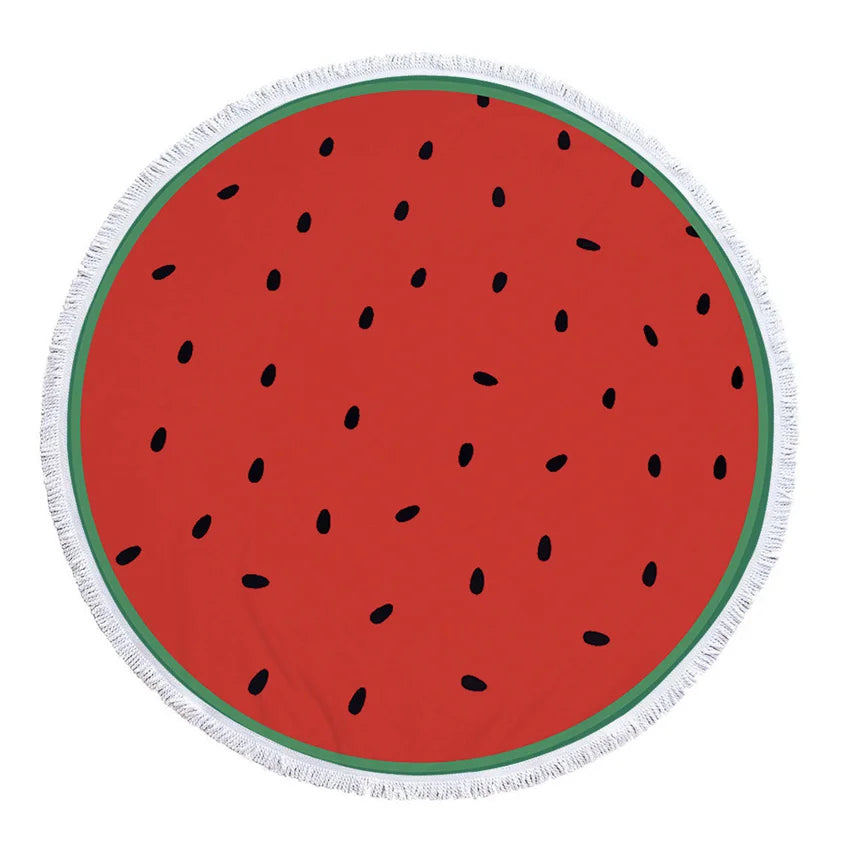Funki Findz | Beach Mats | Fruit Printed Beach Mat Towel Throw