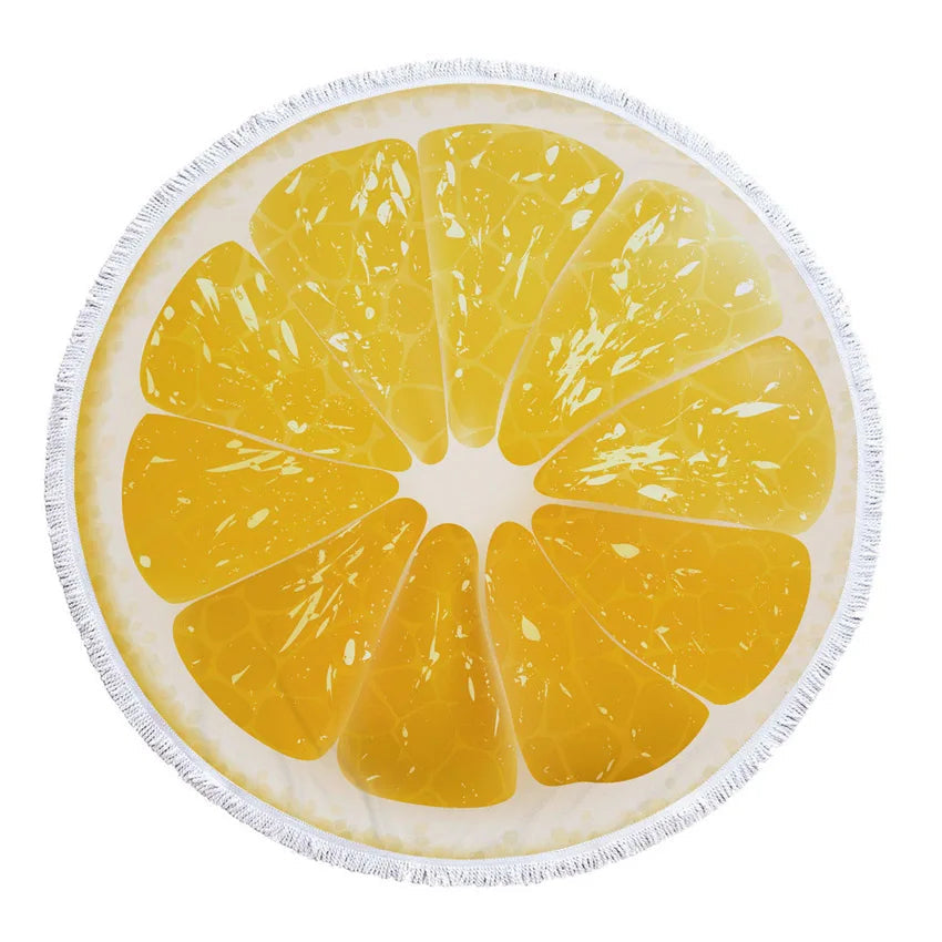 Funki Findz | Beach Mats | Fruit Printed Beach Mat Towel Throw