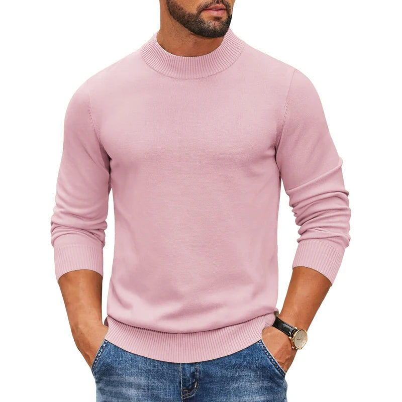 Funki Findz | Sweaters | Men's Slim Fit Round-neck Casual Pullover