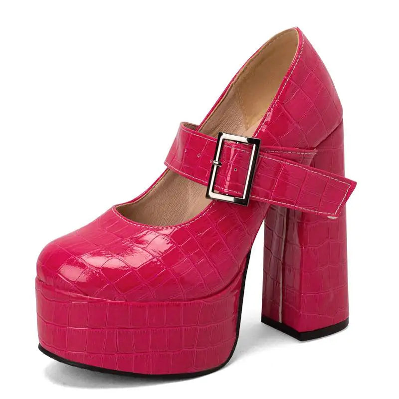 Funki Findz | Shoes | Women's Super-High Mary Jane Platforms