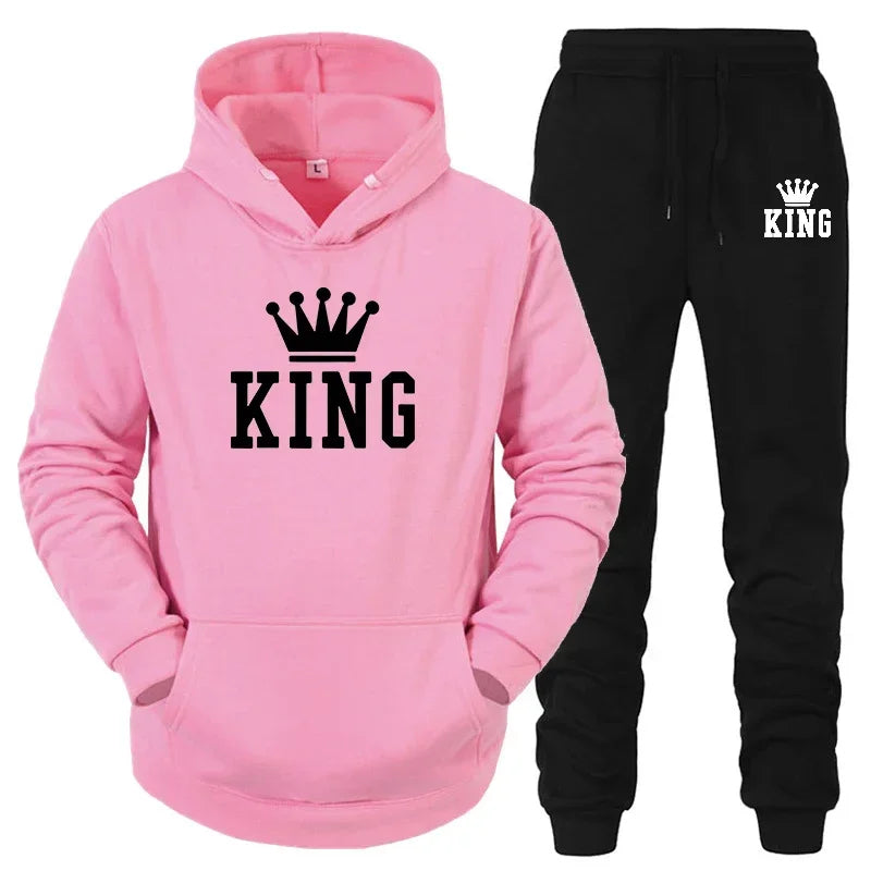 Funki Findz | Activewear | Unisex King Queen Hooded Sweat Suits