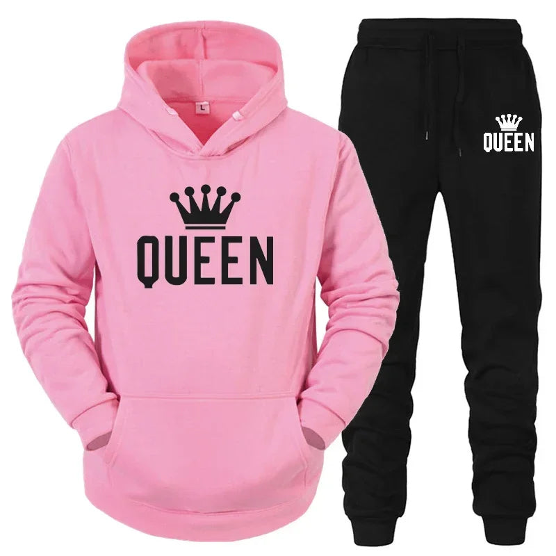 Funki Findz | Activewear | Unisex King Queen Hooded Sweat Suits