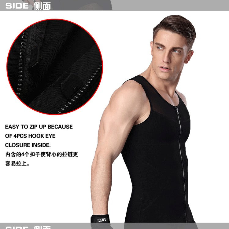 Funki Findz | Shapewear | Men's Chest Waist Compression Vest