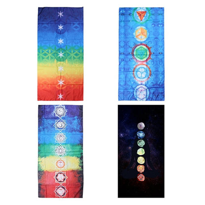 Funki Findz | Wall Hangings | Rainbow Chakra Yoga Mat