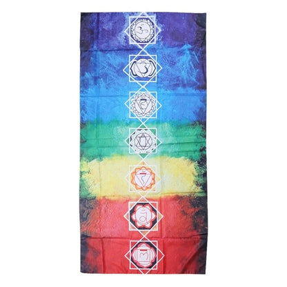 Funki Findz | Wall Hangings | Rainbow Chakra Yoga Mat
