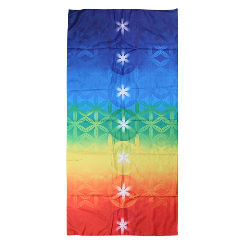 Funki Findz | Wall Hangings | Rainbow Chakra Yoga Mat