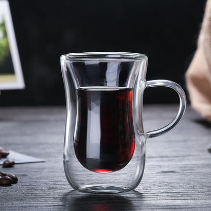 Funki Findz | Cups | Glass Double Wall Insulated Expresso Cups