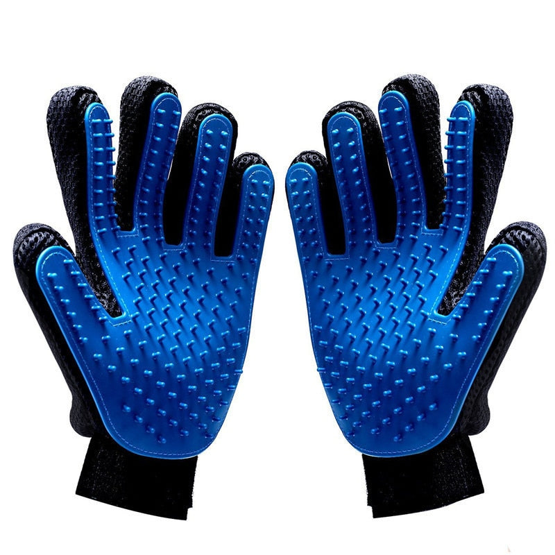 Funki Findz | Pet Grooming Gloves | De-shedding Gloves 2 Pcs