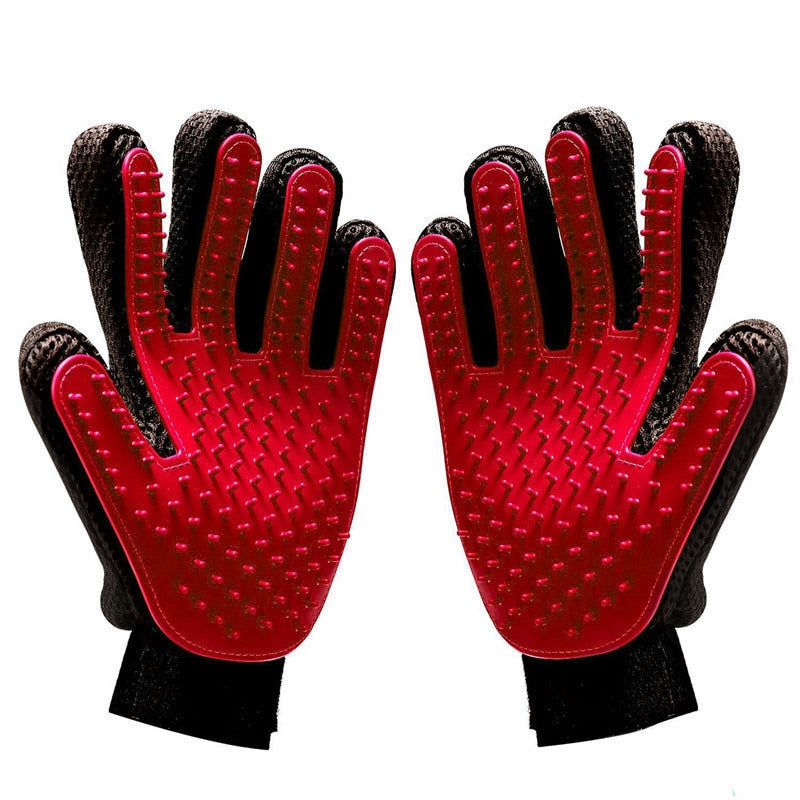 Funki Findz | Pet Grooming Gloves | De-shedding Gloves 2 Pcs