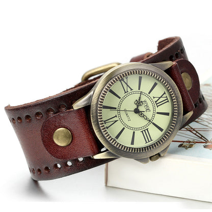 Funki Findz | Watches | Men's Steampunk Goth Style Wide Watch