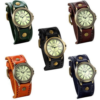 Funki Findz | Watches | Men's Steampunk Goth Style Wide Watch
