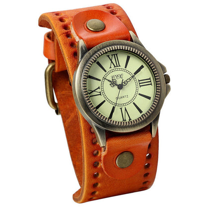 Funki Findz | Watches | Men's Steampunk Goth Style Wide Watch