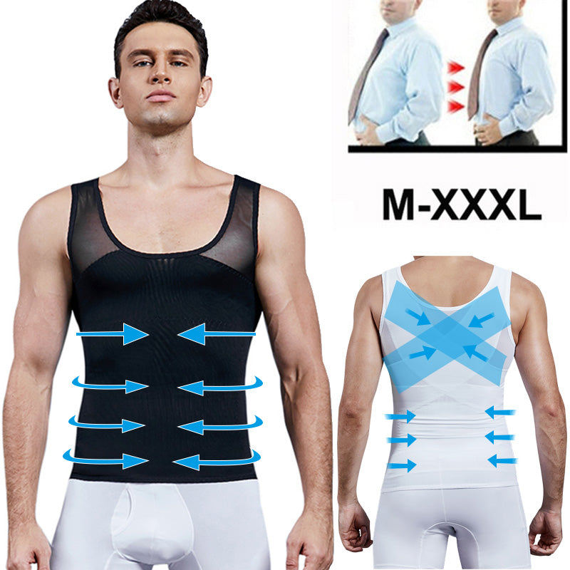 Funki Findz | Shapewear | Men's Chest Waist Compression Vest