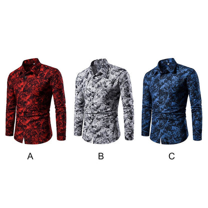 Funki Findz | Shirts | Men's Long Sleeved Dress Shirt | Slim Fit