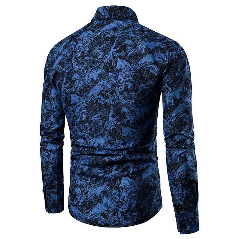 Funki Findz | Shirts | Men's Long Sleeved Dress Shirt | Slim Fit
