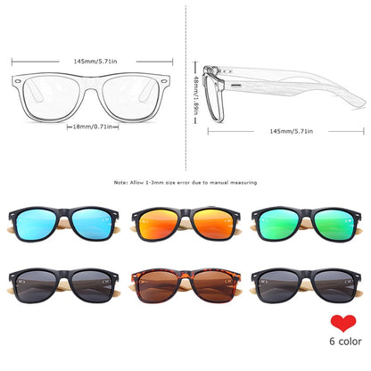 Funki Findz | Sunglasses | Unisex Designer Bamboo Sunglasses