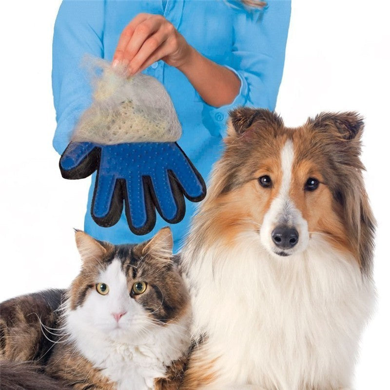 Funki Findz | Pet Grooming Gloves | De-shedding Gloves 2 Pcs