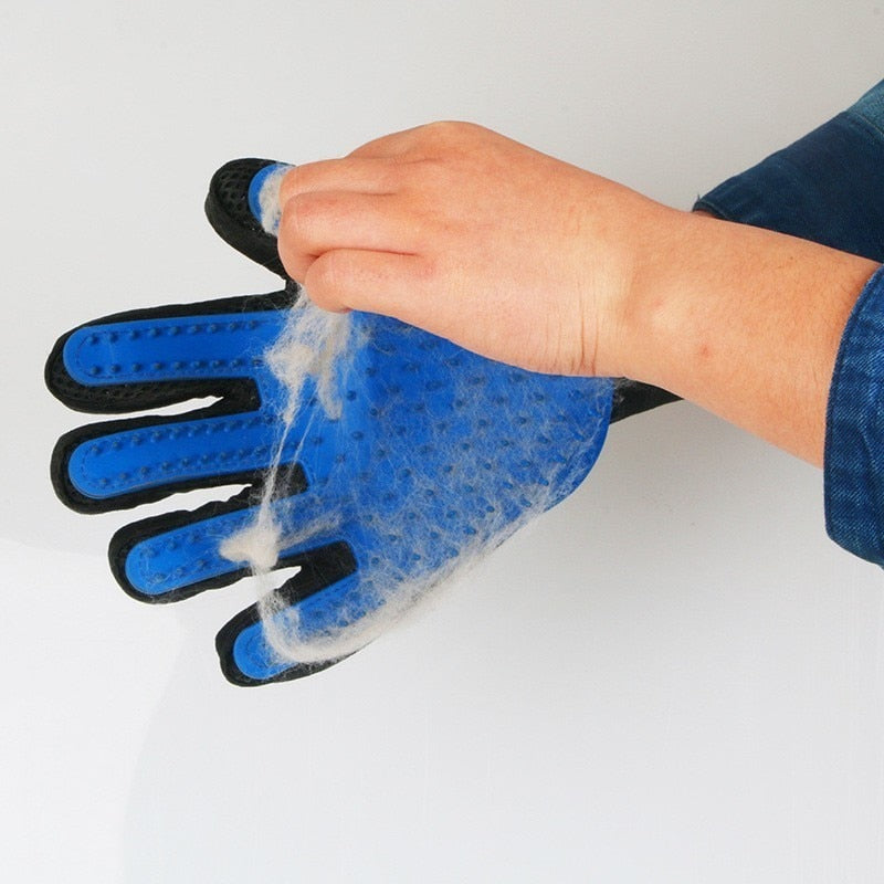 Funki Findz | Pet Grooming Gloves | De-shedding Gloves 2 Pcs
