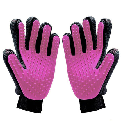Funki Findz | Pet Grooming Gloves | De-shedding Gloves 2 Pcs