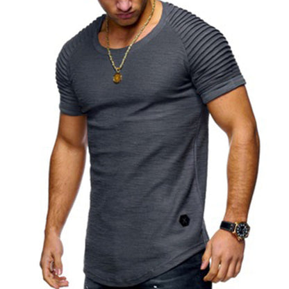 Funki Findz | Shirts | Men's Pleated Raglan Sleeve T-Shirt | Gym